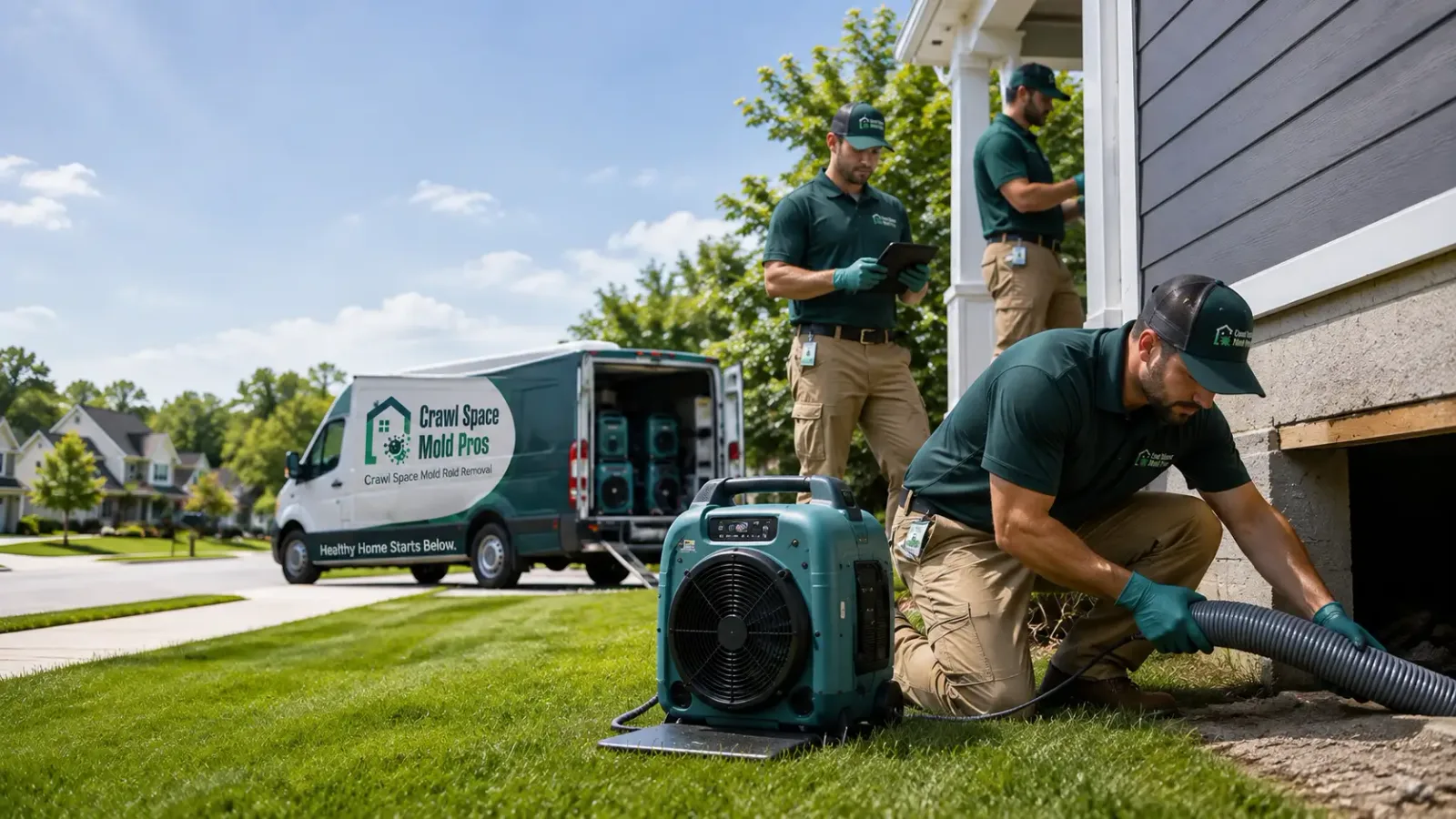 Crawl Space Mold Removal in Gloucester Township, NJ